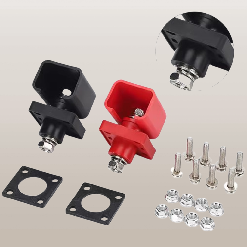 100A Battery Terminal Connector Set (Red & Black) – Heavy Duty for Lithium Battery